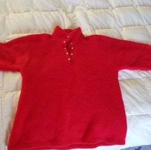 Johnstons cashmere red sweater